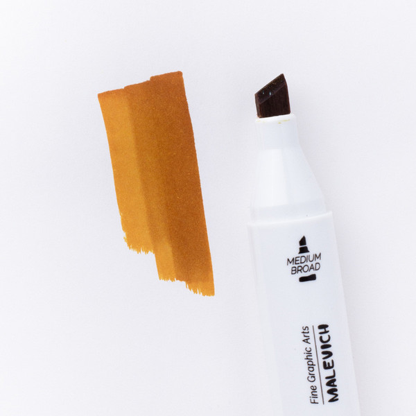 Маркер перманентный Малевичъ GrafArt Brush 190067