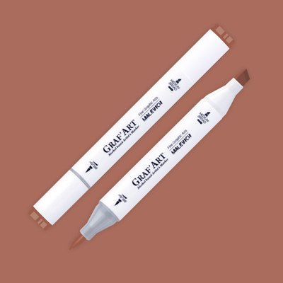 Маркер перманентный Малевичъ GrafArt Brush 190110 - фото