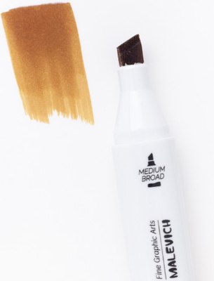 Маркер перманентный Малевичъ GrafArt Brush 190100