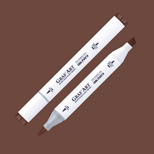 Маркер перманентный Малевичъ GrafArt Brush / 190042 - фото