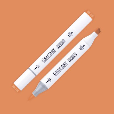 Маркер перманентный Малевичъ GrafArt Brush 190040 - фото