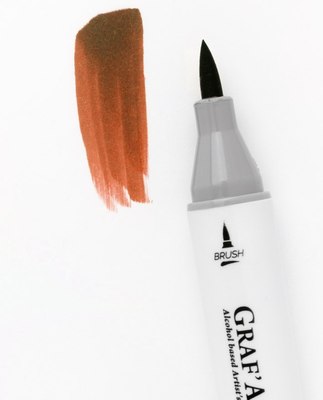 Маркер перманентный Малевичъ GrafArt Brush 190040