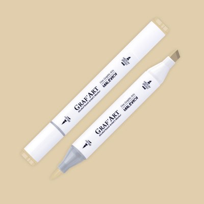 Маркер перманентный Малевичъ GrafArt Brush 190059 - фото