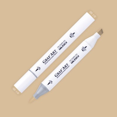 Маркер перманентный Малевичъ GrafArt Brush 190058 - фото