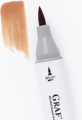 Маркер перманентный Малевичъ GrafArt Brush 190058