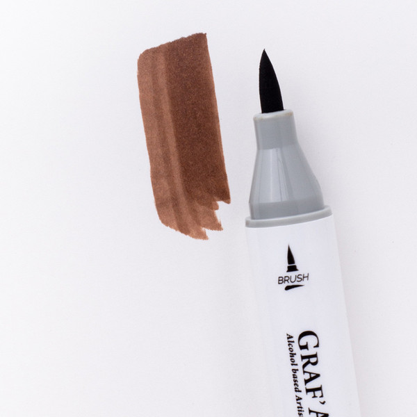 Маркер перманентный Малевичъ GrafArt Brush 190025