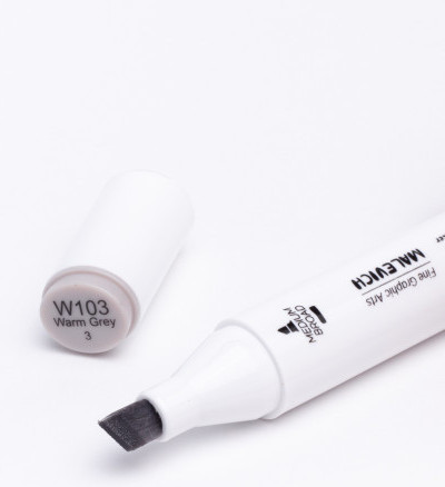 Маркер перманентный Малевичъ GrafArt Brush 190091