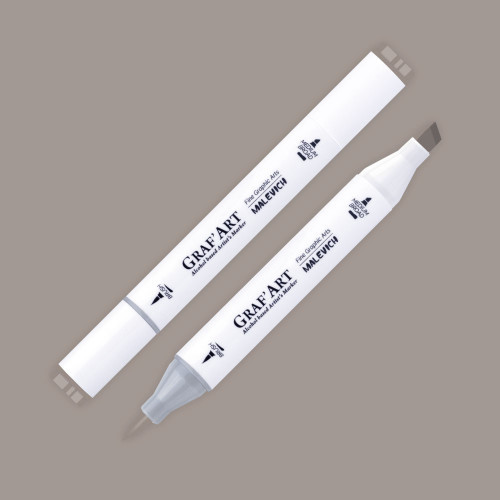 Маркер перманентный Малевичъ GrafArt Brush 190093 - фото