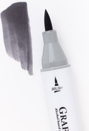 Маркер перманентный Малевичъ GrafArt Brush 190093