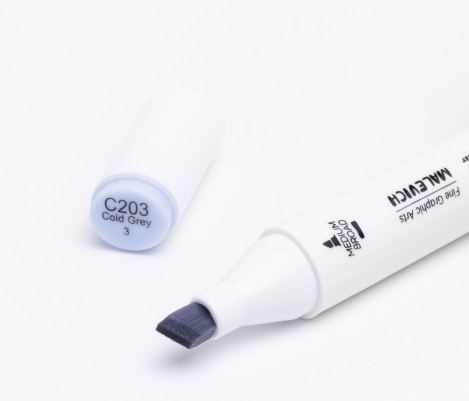 Маркер перманентный Малевичъ GrafArt Brush 190096