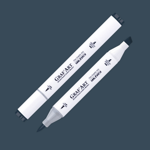 Маркер перманентный Малевичъ GrafArt Brush 190098 - фото