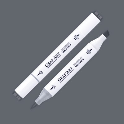 Маркер перманентный Малевичъ GrafArt Brush 190095 - фото