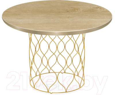 Журнальный столик Sheffilton SHT-TU49/TT 60 ЛДСП (золото/дуб песочный) - фото