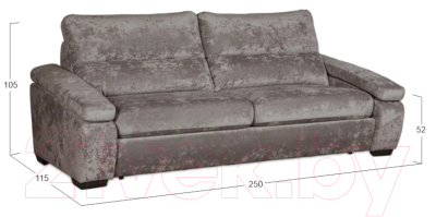 Диван Асмана Форест 190 (Plush Coriza)