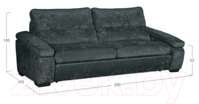 Диван Асмана Форест 190 (Plush Dusty Green)