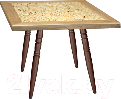 Обеденный стол Sheffilton SHT-TU15/TT 70/70 дуб/OSB - фото