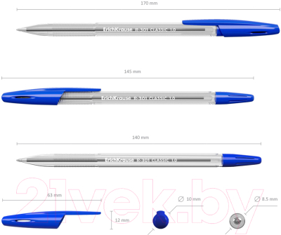 Ручка шариковая Erich Krause R-301 Classic Stick / 56610