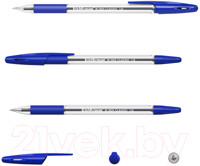 Ручка шариковая Erich Krause R-301 Classic Stick&Grip / 56617