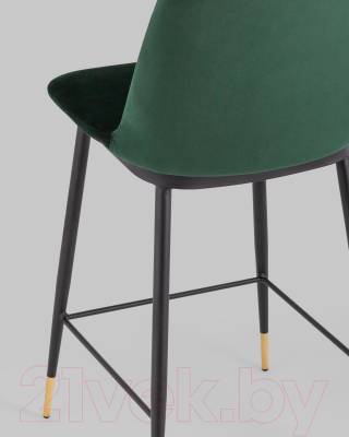 Стул барный Stool Group Мелисса / FDC9055C GREEN FUT-73 (велюр зеленый)