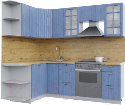 Готовая кухня Интерлиния Берес 1.5x2.3 левая - фото