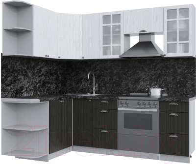 Готовая кухня Интерлиния Берес 1.5x2.3 левая - фото