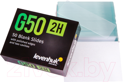 Набор стекол предметных Levenhuk G50 2H / 73809