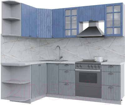 Готовая кухня Интерлиния Берес 1.5x2.3 левая - фото