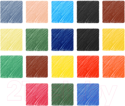 Набор цветных карандашей ArtSpace Монстрики / CP_41031