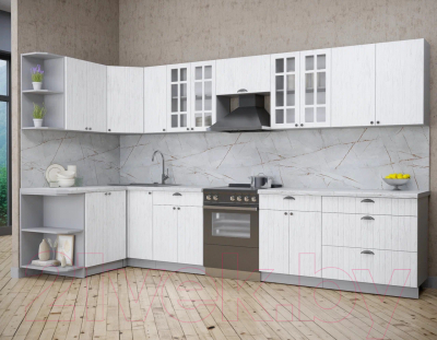 Готовая кухня Интерлиния Берес 1.5x3.5 левая