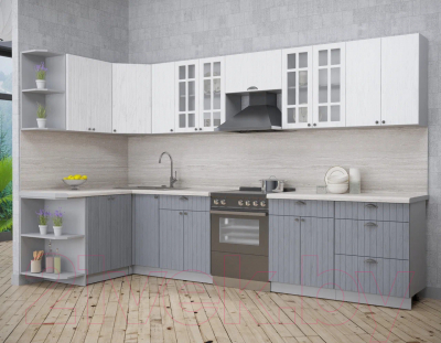 Готовая кухня Интерлиния Берес 1.5x3.3 левая