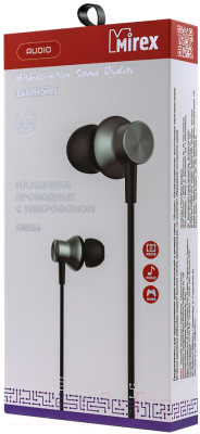 Наушники-гарнитура Mirex SM566 / 13705-SM566MGR