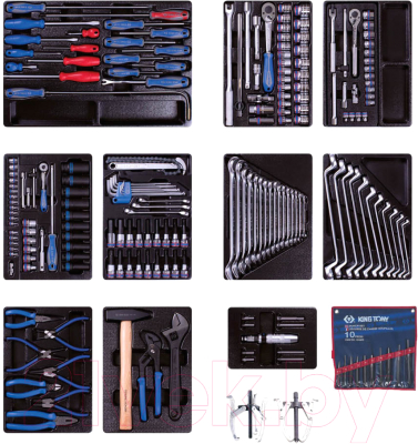 Универсальный набор инструментов King TONY 946-100MRD-MT - фото