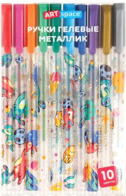 Набор гелевых ручек ArtSpace Space Bunny / GP10_97276 - фото