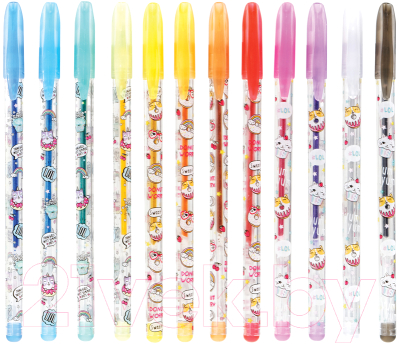 Набор гелевых ручек ArtSpace Кот-сластена / GPCC12_53043