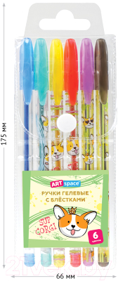 Набор гелевых ручек ArtSpace Милые зверушки / GPCA06_53142