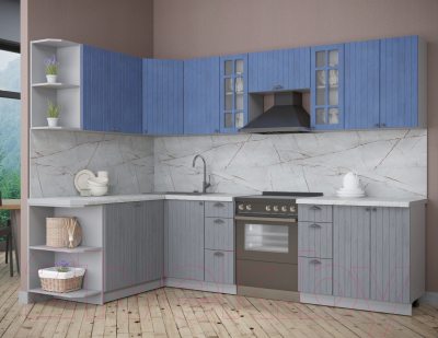 Готовая кухня Интерлиния Берес 1.7x2.8 левая