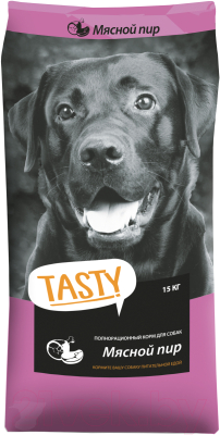 Сухой корм для собак Tasty Dog Мясной пир