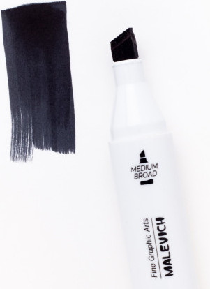 Маркер перманентный Малевичъ GrafArt Brush 190121
