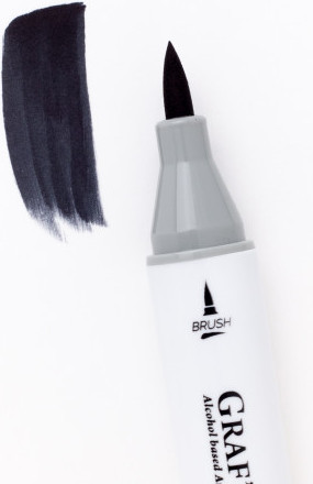Маркер перманентный Малевичъ GrafArt Brush 190121