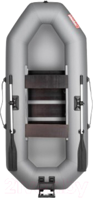 Надувная лодка Тонар Шкипер 280НТ (серый) - фото