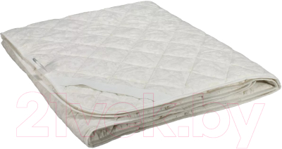 Наматрасник защитный AlViTek Шерсть-Стандарт с резинкой 120x200 / НШР-120 - фото