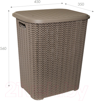 Корзина для белья Violet Вязь / 206022