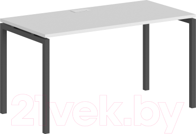 Письменный стол Norden 140x70x75 / SG.205.WH.44.AN (антрацит/белый) - фото