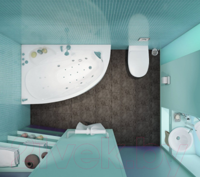 Ванна акриловая Triton Изабель 170x100 R