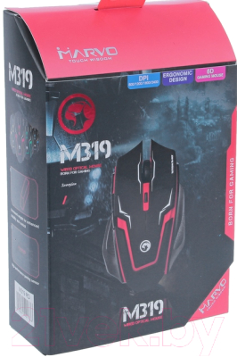 Мышь Marvo M319 RD