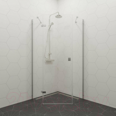 Душевой уголок Triton Сигма-Хром 90х90 (без поддона)