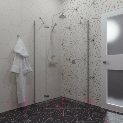 Душевой уголок Triton Сигма-Хром 90х90 (без поддона)