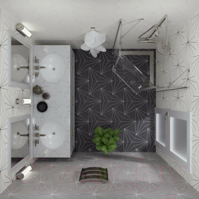 Душевой уголок Triton Сигма-Хром 90х90 (без поддона)