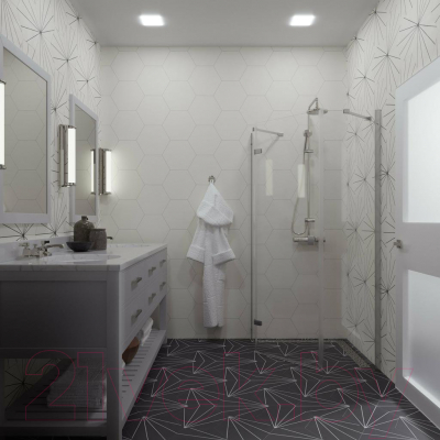 Душевой уголок Triton Сигма-Хром 90х90 (без поддона)