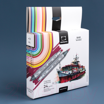 Набор маркеров Малевичъ GrafArt Brush / 190902